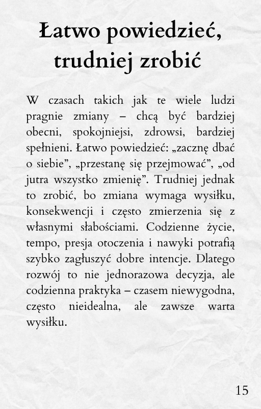 E-book: „Od myśli do działania”